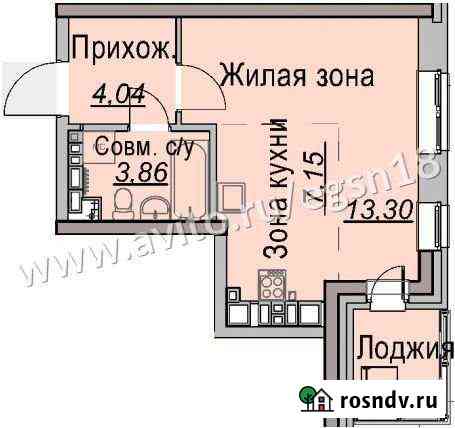 Квартира-студия, 31 м², 18/25 эт. на продажу в Ижевске Ижевск