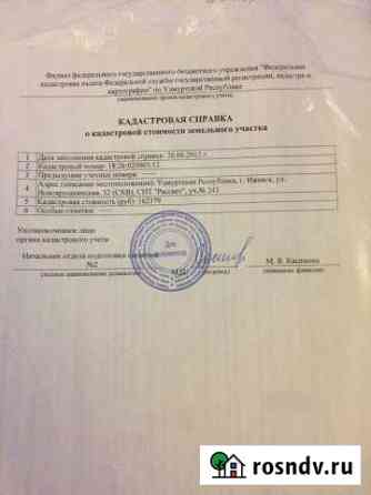 Участок СНТ, ДНП 7 сот. на продажу в Ижевске Ижевск