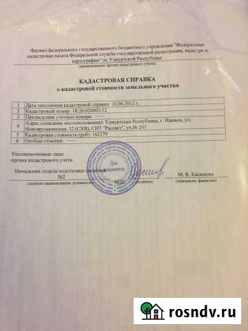 Участок СНТ, ДНП 7 сот. на продажу в Ижевске Ижевск - изображение 1