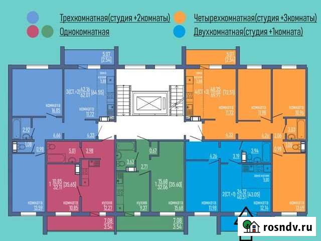 5-комнатная квартира, 43 м², 3/10 эт. на продажу в Челябинске Челябинск - изображение 1
