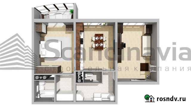 2-комнатная квартира, 65.3 м², 13/16 эт. на продажу в Великом Новгороде Великий Новгород - изображение 1