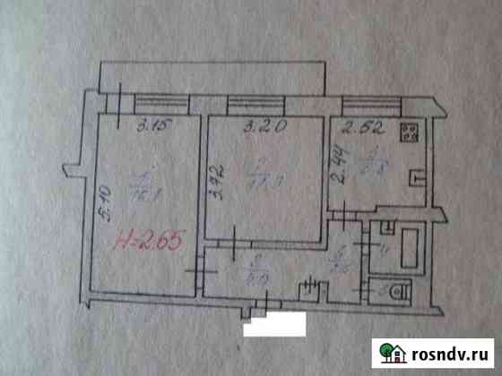 2-комнатная квартира, 46 м², 6/9 эт. на продажу в Железногорске Курской области Железногорск