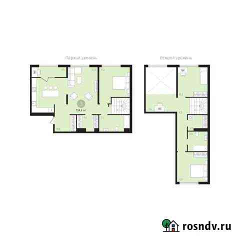 3-комнатная квартира, 134.4 м², 2/11 эт. на продажу в Екатеринбурге Екатеринбург