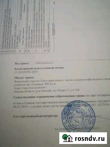 Участок СНТ, ДНП 8 сот. на продажу в Ростовке Ростовка - изображение 1