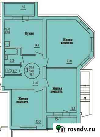 3-комнатная квартира, 88 м², 6/10 эт. на продажу в Нефтекамске Нефтекамск