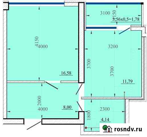 1-комнатная квартира, 42.3 м², 1/12 эт. на продажу в Ялте Ялта