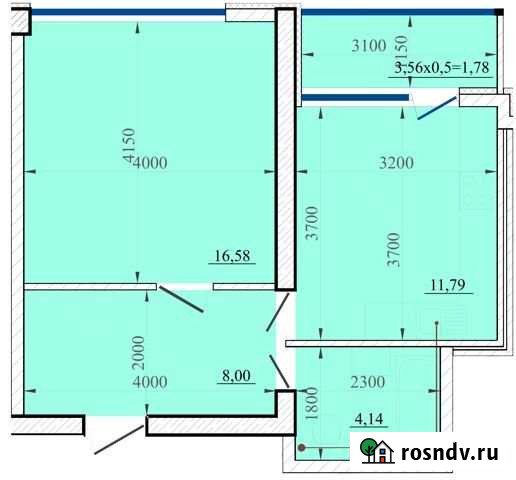 1-комнатная квартира, 42.3 м², 1/12 эт. на продажу в Ялте Ялта - изображение 1