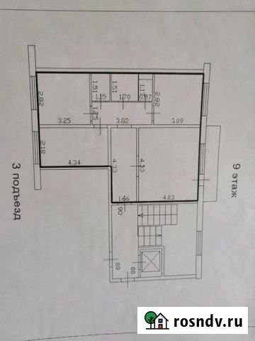 3-комнатная квартира, 63 м², 9/9 эт. на продажу в Минусинске Минусинск - изображение 1