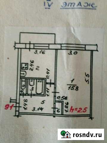 1-комнатная квартира, 33 м², 4/5 эт. на продажу в Воркуте Воркута - изображение 1