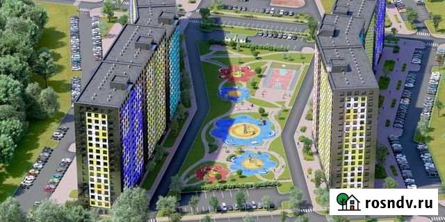 3-комнатная квартира, 77.3 м², 13/18 эт. на продажу в Мурино Мурино - изображение 1