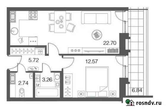 1-комнатная квартира, 47 м², 5/5 эт. на продажу в Сестрорецке Сестрорецк