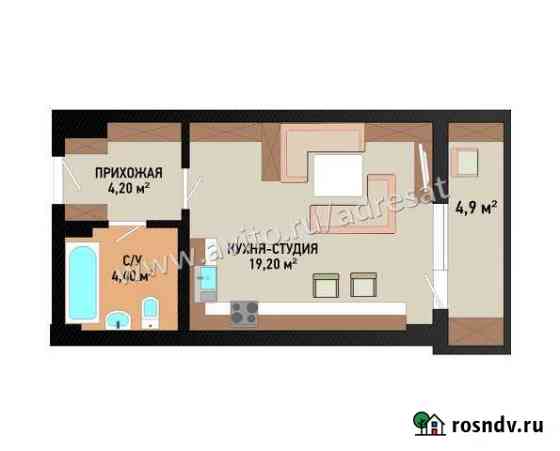 Квартира-студия, 30.5 м², 11/16 эт. на продажу в Волгограде Волгоград