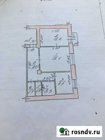 2-комнатная квартира, 55 м², 4/4 эт. на продажу в Канаше Канаш - изображение 1