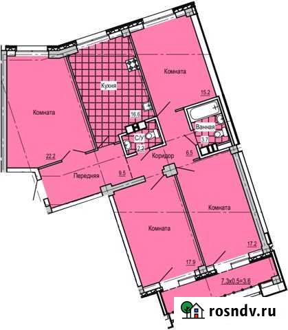 4-комнатная квартира, 111 м², 5/15 эт. на продажу в Ижевске Ижевск - изображение 1