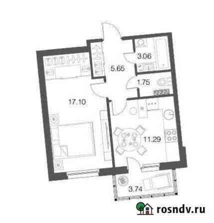 1-комнатная квартира, 38.9 м², 2/4 эт. на продажу в Токсово Токсово