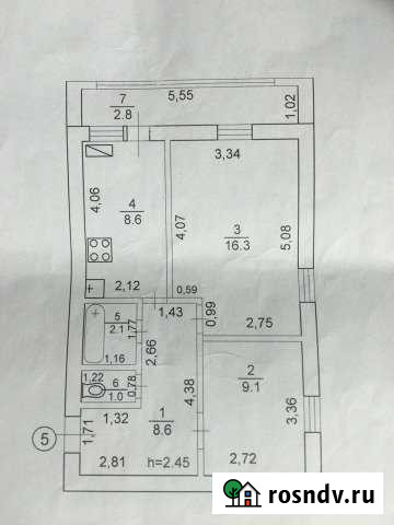 2-комнатная квартира, 45.7 м², 2/2 эт. на продажу в Ельниках Ельники - изображение 1
