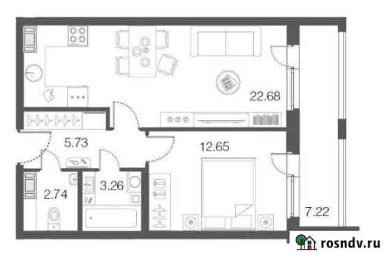 1-комнатная квартира, 47 м², 2/5 эт. на продажу в Сестрорецке Сестрорецк