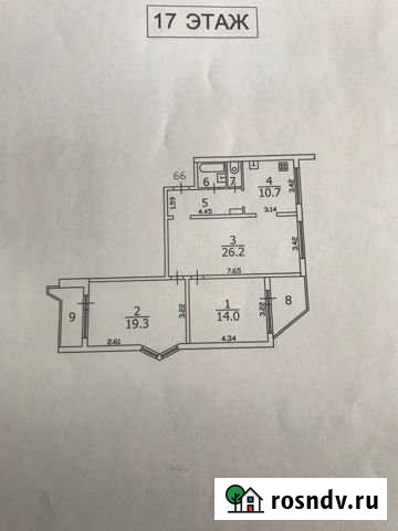 3-комнатная квартира, 84.2 м², 17/17 эт. на продажу в Красногорске Московской области Красногорск - изображение 1