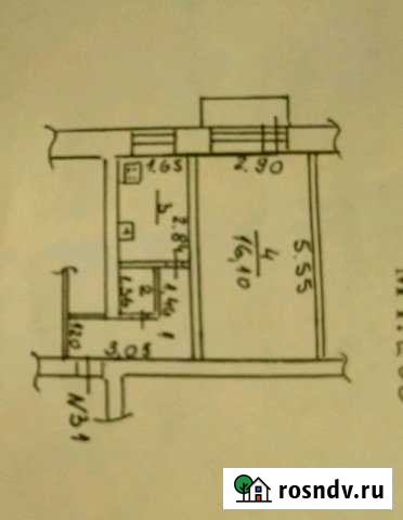1-комнатная квартира, 29 м², 4/4 эт. на продажу в Великих Луках Великие Луки - изображение 1