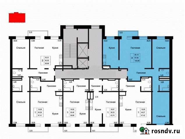 4-комнатная квартира, 112 м², 2/16 эт. на продажу в Иркутске Иркутск - изображение 1