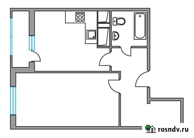 1-комнатная квартира, 40 м², 3/24 эт. на продажу в Одинцово Одинцово - изображение 1