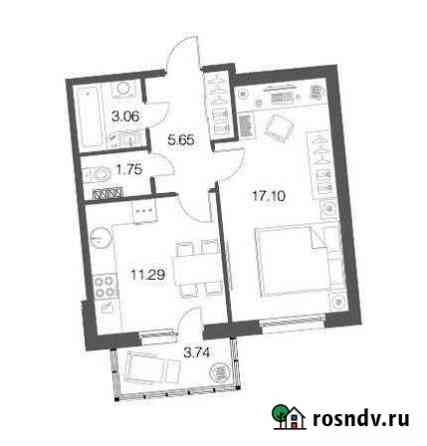 1-комнатная квартира, 38.9 м², 2/4 эт. на продажу в Токсово Токсово