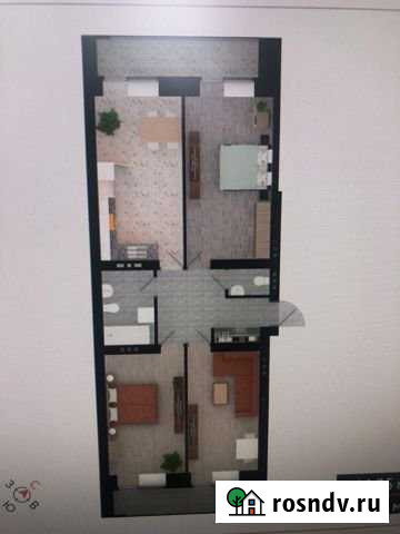 3-комнатная квартира, 86.2 м², 3/16 эт. на продажу в Тюмени Тюмень - изображение 1