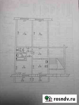 3-комнатная квартира, 66.3 м², 1/3 эт. на продажу в Павловской Павловская
