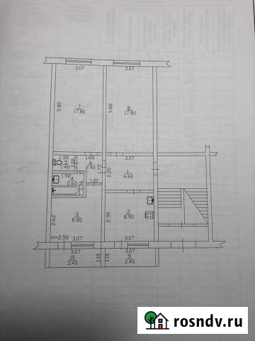 3-комнатная квартира, 66.3 м², 1/3 эт. на продажу в Павловской Павловская - изображение 1
