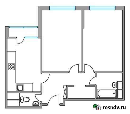 2-комнатная квартира, 52.7 м², 6/15 эт. на продажу в Коммунарке Коммунарка