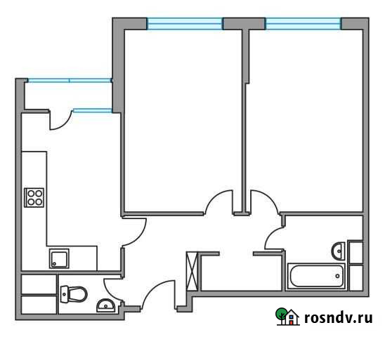 2-комнатная квартира, 52.7 м², 6/15 эт. на продажу в Коммунарке Коммунарка - изображение 1