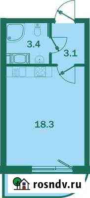 Квартира-студия, 25.5 м², 8/27 эт. на продажу в Пушкине Пушкин