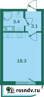 Квартира-студия, 25.5 м², 8/27 эт. на продажу в Пушкине Пушкин - изображение 1