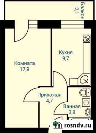 1-комнатная квартира, 33 м², 2/10 эт. в аренду на длительный срок в Заречном Свердловской области Заречный