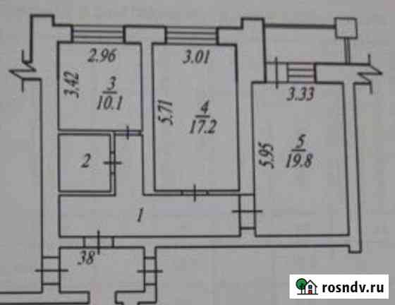 2-комнатная квартира, 64 м², 2/10 эт. на продажу в Бердске Бердск