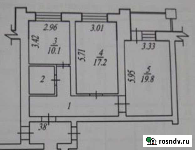 2-комнатная квартира, 64 м², 2/10 эт. на продажу в Бердске Бердск - изображение 1