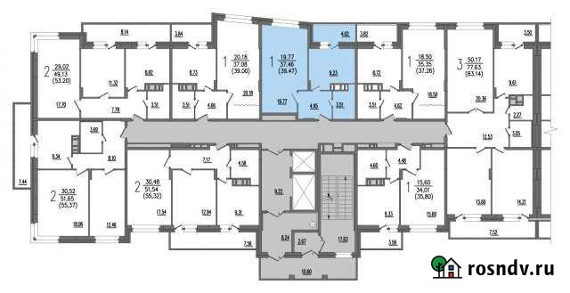 1-комнатная квартира, 39.5 м², 14/16 эт. на продажу в Брянске Брянск - изображение 1