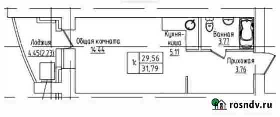 Квартира-студия, 31.8 м², 5/16 эт. на продажу в Барнауле Барнаул