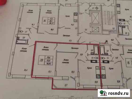 2-комнатная квартира, 58 м², 13/16 эт. на продажу в Чебоксарах Чебоксары