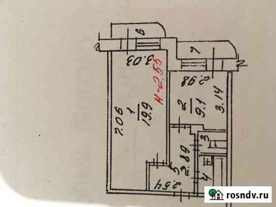 1-комнатная квартира, 40 м², 4/5 эт. на продажу в Дубовом Дубовое