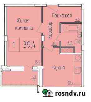1-комнатная квартира, 39.6 м², 2/16 эт. на продажу в Новочебоксарске Новочебоксарск