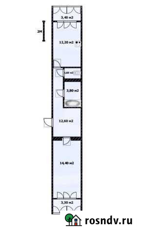 1-комнатная квартира, 48 м², 2/3 эт. на продажу в Подстепках Подстепки - изображение 1