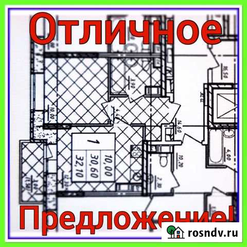 1-комнатная квартира, 32.1 м², 8/17 эт. на продажу в Люберцах Люберцы - изображение 1