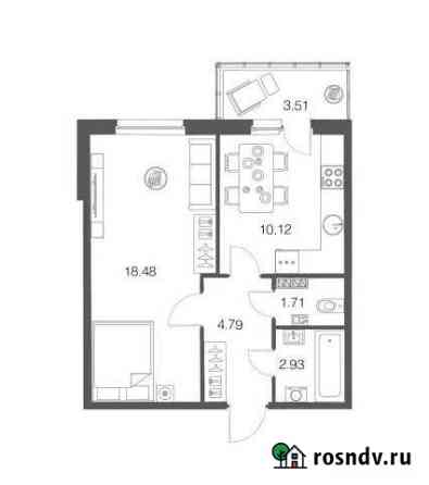 1-комнатная квартира, 38 м², 2/4 эт. на продажу в Токсово Токсово