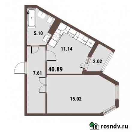 1-комнатная квартира, 40.9 м², 18/25 эт. на продажу в Энгельсе Энгельс