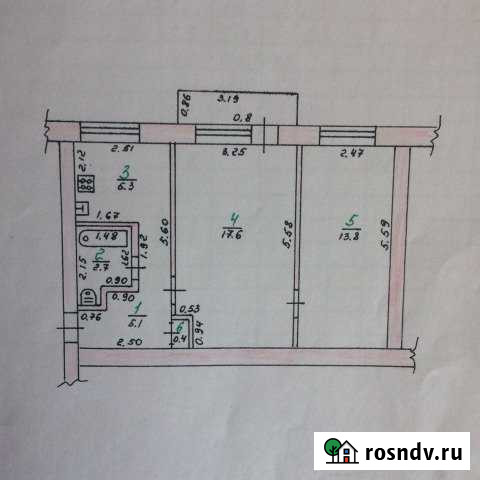 2-комнатная квартира, 47 м², 2/2 эт. на продажу в Верховье Верховье - изображение 1