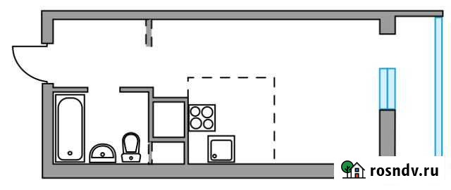 Квартира-студия, 23.4 м², 9/23 эт. на продажу в Долгопрудном Долгопрудный - изображение 1