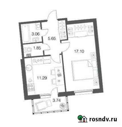 1-комнатная квартира, 39 м², 1/4 эт. на продажу в Токсово Токсово