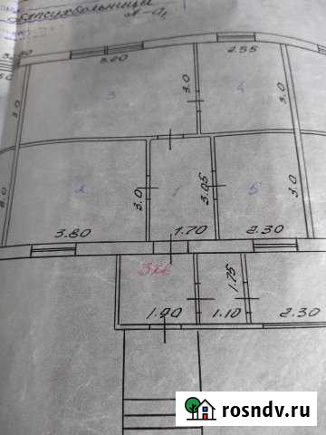 3-комнатная квартира, 60 м², 1/1 эт. на продажу в Губкине Губкин - изображение 1