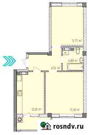 2-комнатная квартира, 56.9 м², 8/9 эт. на продажу в Симферополе Симферополь